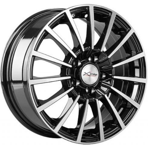 Диски X'trike X-106 6.5x15 5*112 ET45 DIA57.1 BKFP Литой
