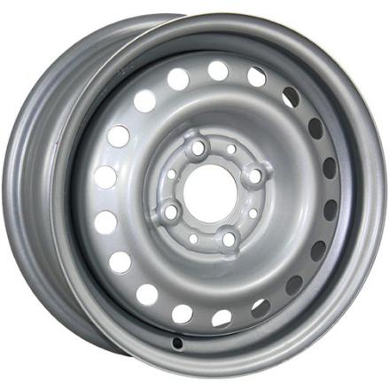 Диски Trebl 52A45A 5x13 4*100 ET45 DIA56.6 Silver Штампованный