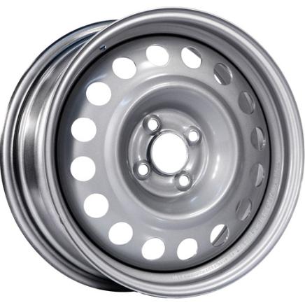 Диски Trebl X40915 6x15 4*100 ET40 DIA60.1 Silver Штампованный