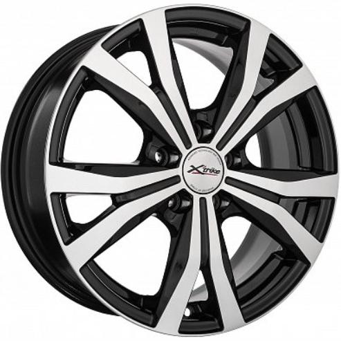 Диски X'trike X-119 6.5x16 5*110 ET37 DIA65.1 BKFP Литой