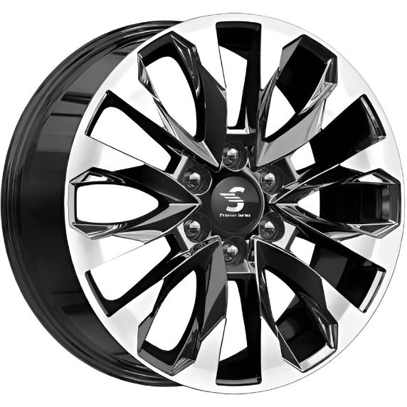 Диски K&K КР007 8x20 6*139.7 ET60 DIA95.1 Алмаз черный Литой