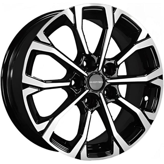 Диски Khomen KHW 1605 6.5x16 5*114.3 ET47 DIA66.1 Black-FP Литой