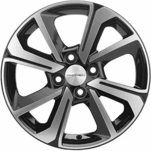 Диски Khomen KHW 1501 6x15 4*100 ET39 DIA56.6 Black-FP Литой