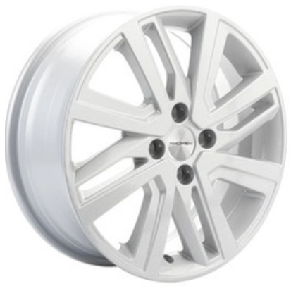 Диски Khomen KHW 1609 6x16 4*100 ET37 DIA60.1 F-Silver Литой