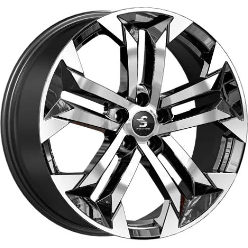 Диски K&K КР015 7.5x19 5*108 ET36 DIA65.1 Алмаз черный Литой