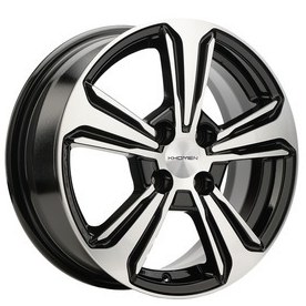 Диски Khomen KHW 1502 6x15 4*100 ET50 DIA60.1 BKF Литой