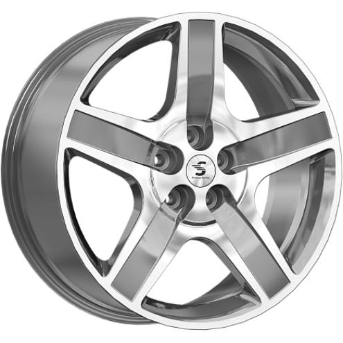 Диски K&K КР008 8.5x20 5*120 ET45.5 DIA62.6 Diamond gloss graphite Литой