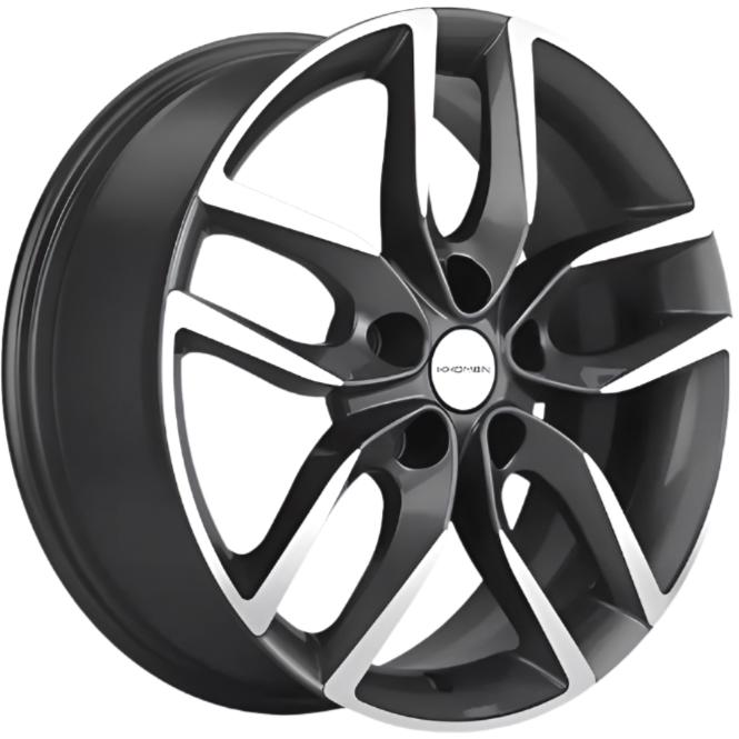 Диски Khomen KHW 1708 6.5x17 5*114.3 ET37 DIA66.6 Gray-FP Литой