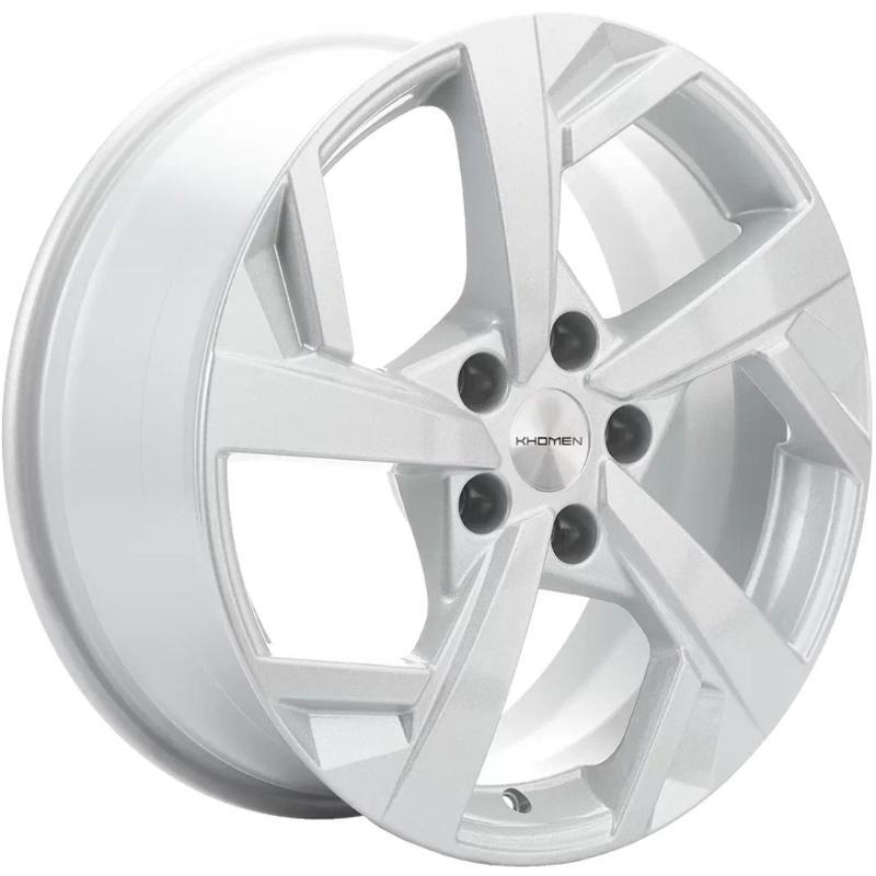 Диски Khomen KHW 1712 7x17 5*114.3 ET39 DIA60.1 F-Silver Литой