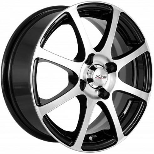 Диски X'trike X-114 5.5x14 4*100 ET35 DIA67.1 BKFP Литой