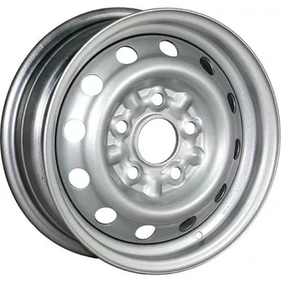 Диски Trebl 6085 5.5x14 5*120 ET40 DIA67.1 Silver Штампованный