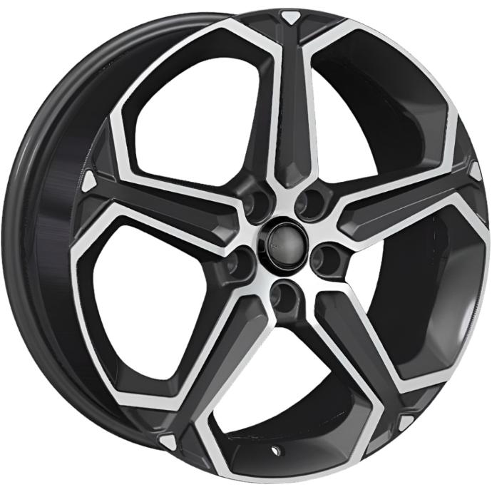 Диски Khomen KHW 1909 7.5x19 5*108 ET33 DIA60.1 Black-FP Литой
