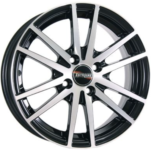 Диски Tech Line 435 5.5x14 4*100 ET43 DIA67.1 BFP Литой