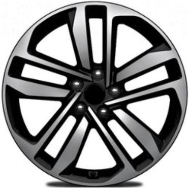 Диски Khomen KHW 1612 6.5x16 5*108 ET50 DIA63.3 Black-FP Литой
