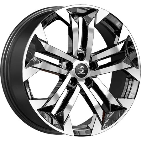 Диски Скад КР015 7.5x19 5*108 ET47 DIA60.1 Алмаз черный Литой