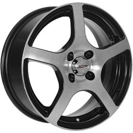 Диски X'trike X-118 6x15 4*100 ET38 DIA67.1 BKFP Литой