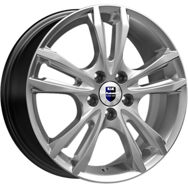 Диски K&K Samara 6x16 4*100 ET45 DIA67.1 Elite silver Литой