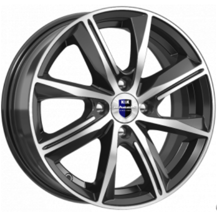 Диски K&K Арнар 7x16 5*110 ET38 DIA67.1 Алмаз черный Литой