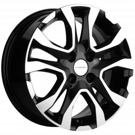 Диски Khomen KHW 1503 6x15 4*100 ET46 DIA54.1 Black-FP Литой