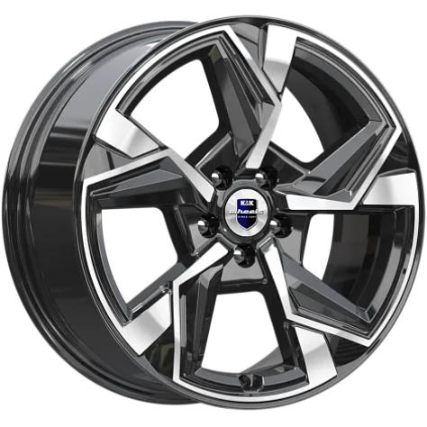 Диски K&K Кайан 7.5x18 5*108 ET33 DIA67.1 Алмаз черный Литой