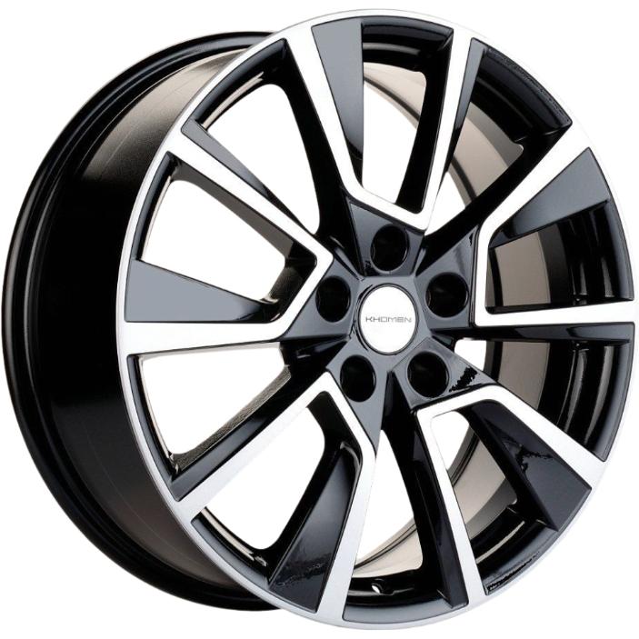Диски Khomen KHW 1802 7x18 5*112 ET43 DIA57.1 Black-FP Литой