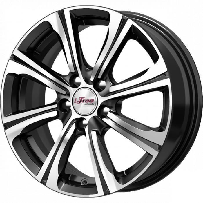 Диски iFree Апероль 6x15 4*100 ET45 DIA60.1 Блэк Джек Литой