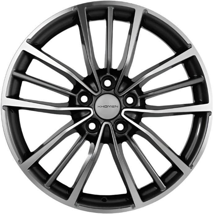 Диски Khomen KHW 1812 7x18 5*114.3 ET40 DIA66.6 Gray-FP Литой