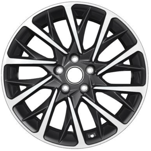 Диски Khomen KHW 1804 7.5x18 5*108 ET46 DIA63.3 Black-FP Литой