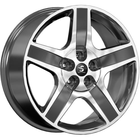 Диски K&K КР008 8.5x20 5*120 ET41.5 DIA72.6 Diamond black gris Литой