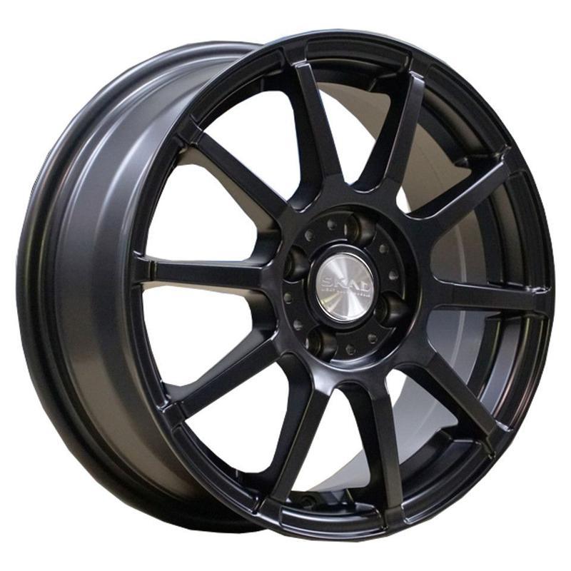 Диски Скад Акита 6x15 4*100 ET47 DIA60.1 Черный бархат Литой