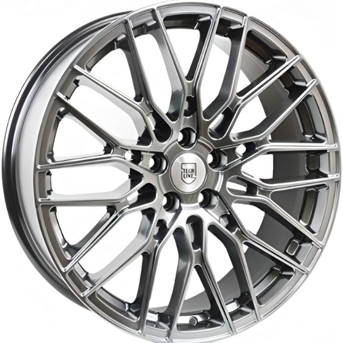 Диски Tech Line 901 8x19 5*108 ET42.5 DIA63.3 Platinum Литой