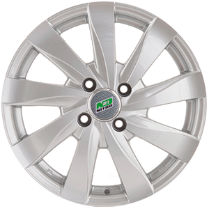 Диски N2O Y465 6x15 4*100 ET40 DIA60.1 Silver Литой