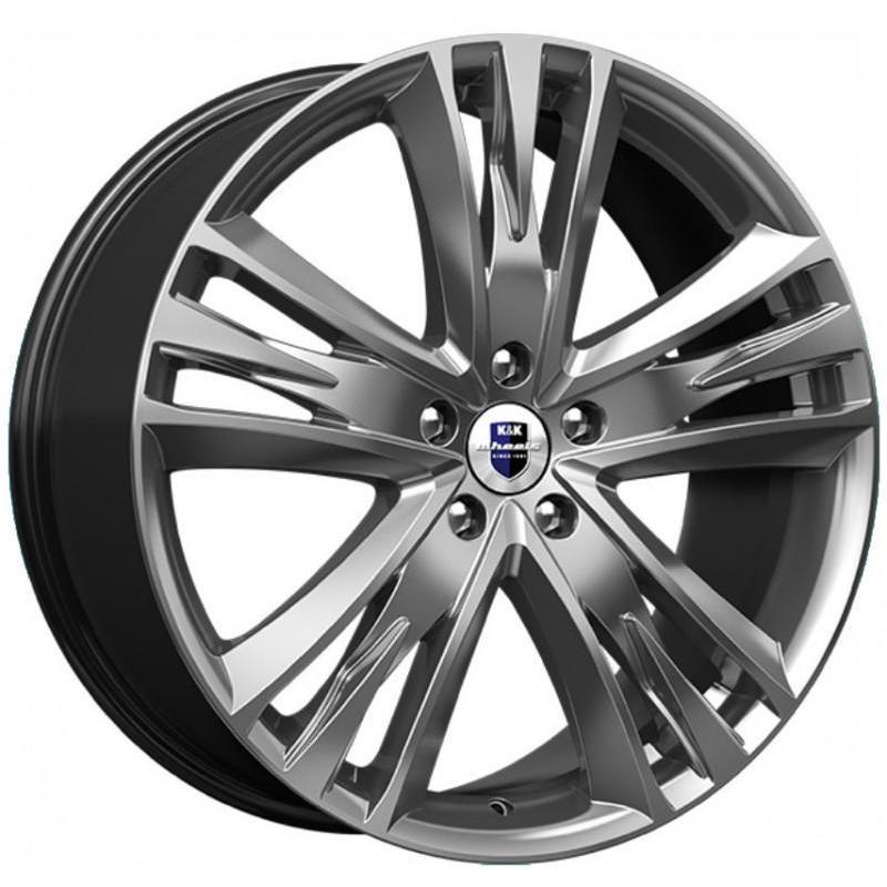 Диски K&K Атлант 7x16 5*139.7 ET35 DIA108.6 Дарк платинум Литой