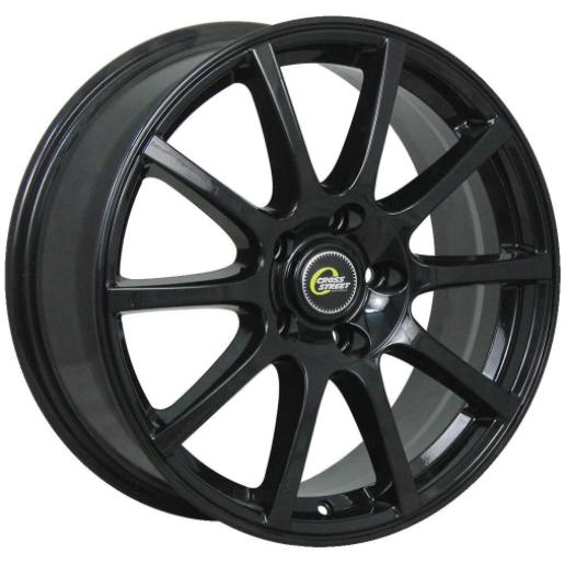 Диски Cross Street CR-16 7x17 5*114.3 ET40 DIA64.1 Black Литой