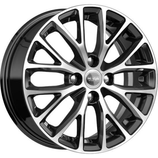 Диски K&K КС782 6x15 4*100 ET48 DIA54.1 Алмаз черный Литой