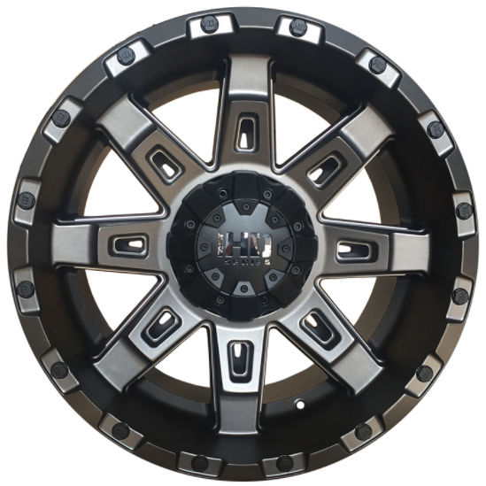 Диски Powcan BK5261 9x20 6*135 ET15 DIA106.1 BLK/MIL Литой