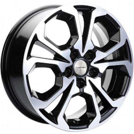 Диски Khomen KHW 1711 6.5x16 5*112 ET46 DIA57.1 Black-FP Литой