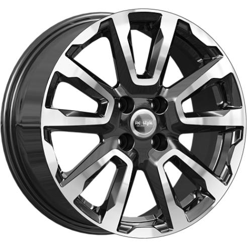Диски K&K КС1026 6.5x16 4*100 ET45 DIA60.1 Алмаз черный Литой