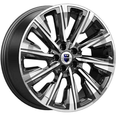 Диски K&K Галего 7.5x19 5*114.3 ET38 DIA67.1 Алмаз черный Литой