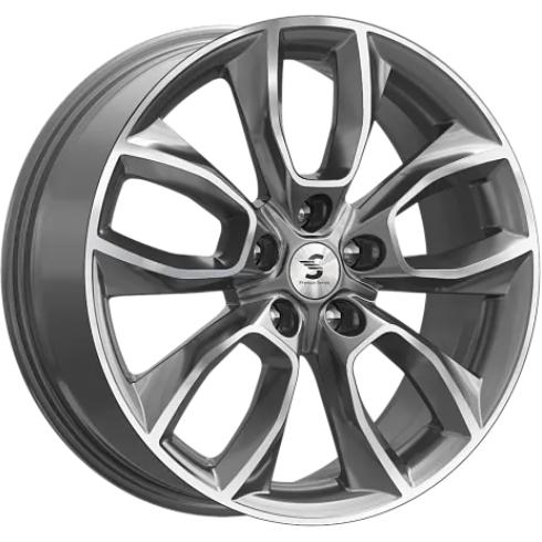 Диски K&K КР001 7x18 5*114.3 ET45 DIA60.1 Diamond gloss graphite Литой