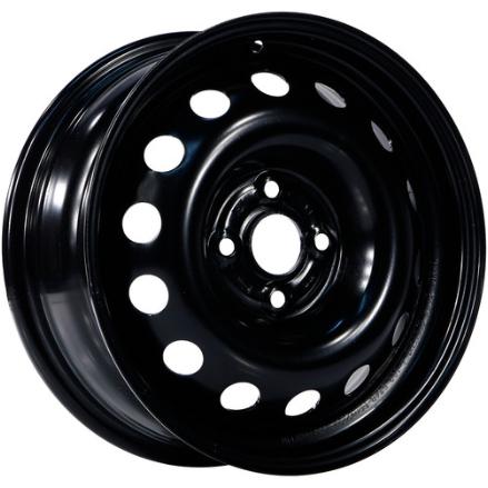 Диски Trebl 53A35D 5.5x14 4*100 ET35 DIA57.1 Black Штампованный