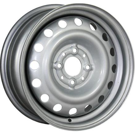 Диски Trebl 53A45V 5.5x14 4*100 ET45 DIA56.1 Silver Штампованный
