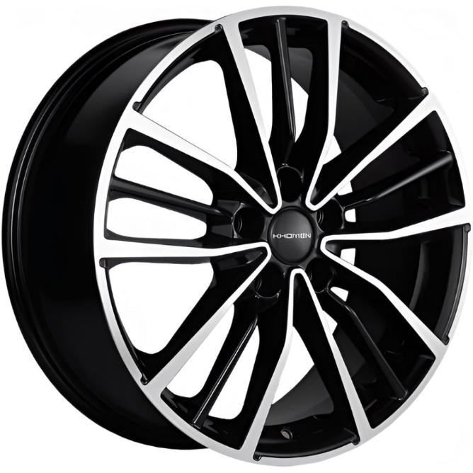Диски Khomen KHW 1812 7x18 5*114.3 ET40 DIA64.1 Black-FP Литой