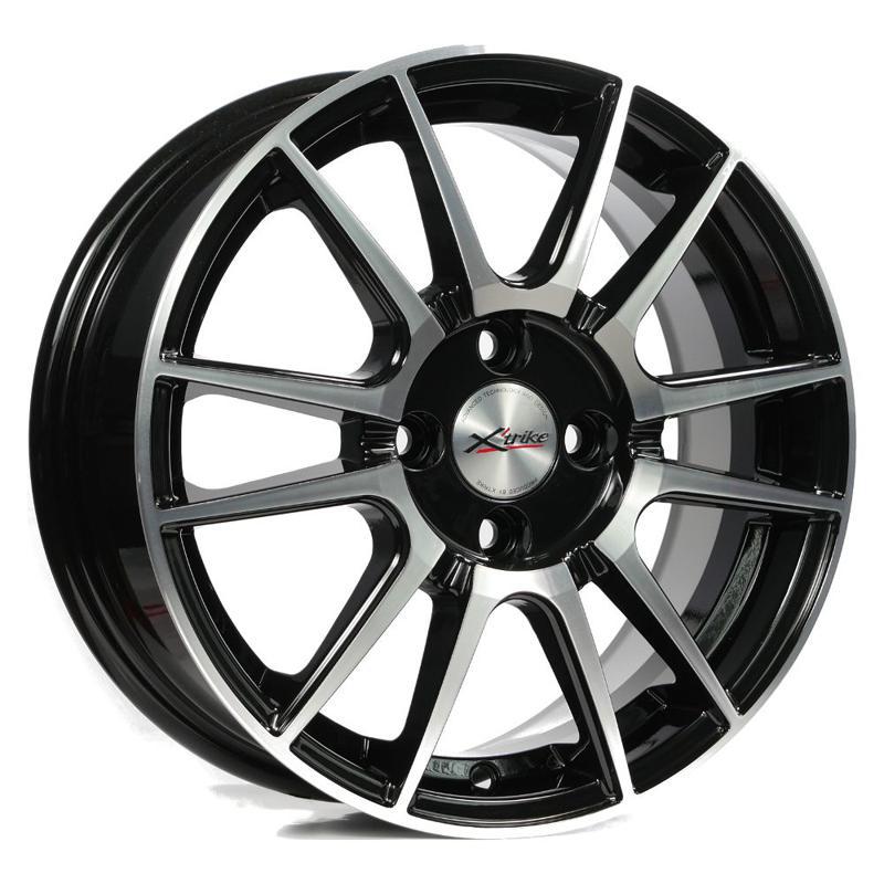 Диски X'trike X-127 6x15 4*100 ET35 DIA67.1 BKFP Литой