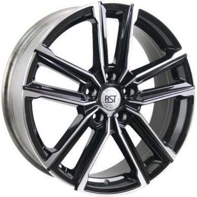 Диски RST R078 7x18 5*108 ET23 DIA60.1 BKFP Литой