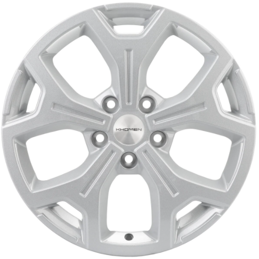 Диски Khomen KHW 1710 6.5x17 5*114.3 ET50 DIA64.1 F-Silver Литой
