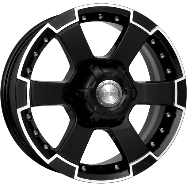 Диски K&K M56 7x16 6*139.7 ET38 DIA92.5 Алмаз черный Литой