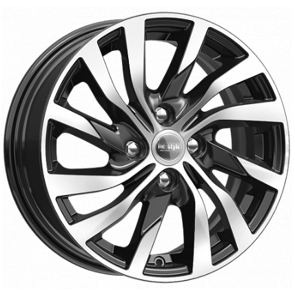 Диски K&K КС882 6x15 4*100 ET40 DIA60.1 Алмаз черный Литой