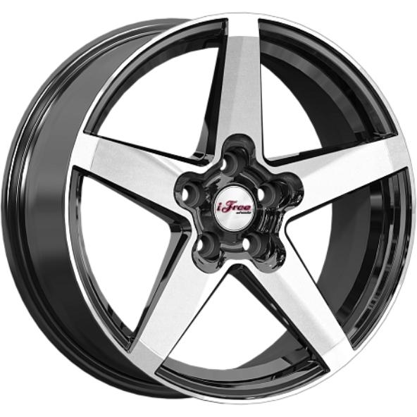 Диски iFree Токен 6.5x17 5*108 ET33 DIA60.1 Блэк Джек Литой