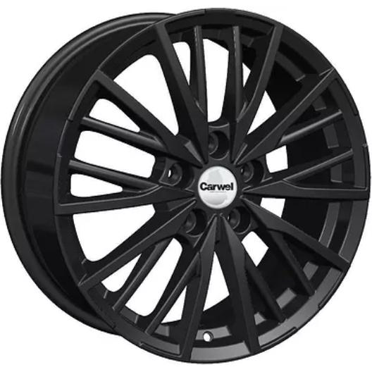 Диски Carwel Агма 7x17 5*114.3 ET37 DIA66.6 BL Литой